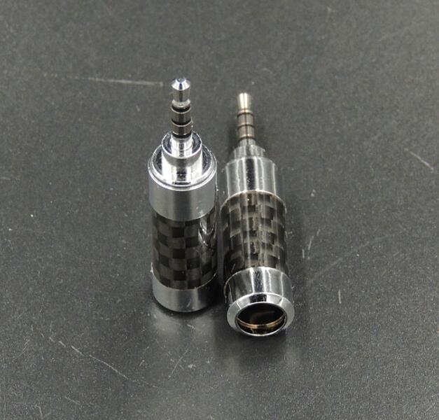 carbon fiber 2.5mm 4 Pole male plug
