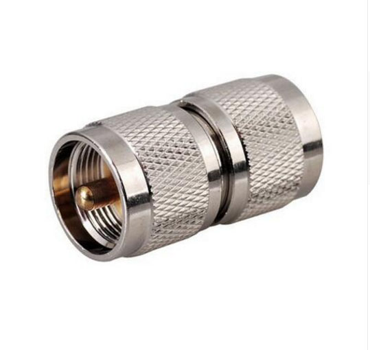 RF coaxial coax adapter UHF male to male PL-259 co