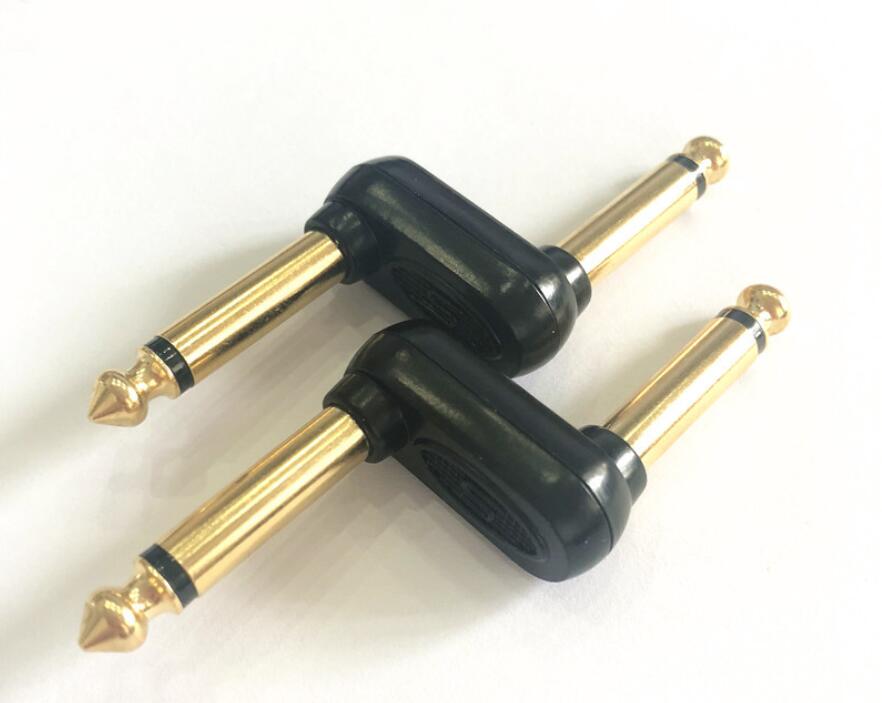 6.35mm Male Plug to 6.35mm Male Plug S type