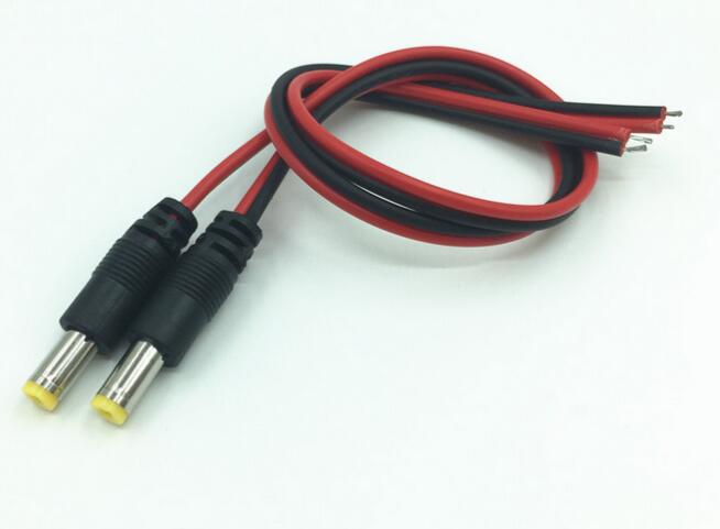 Dc power cable 5.5*2.1 male plug