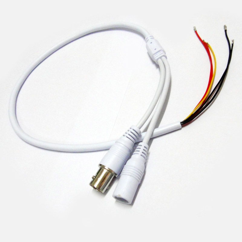 60cm Power Video Cable BNC & DC Connector to Stri