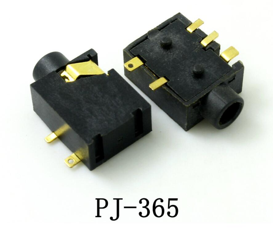 3.5mm Female Audio Connector 5 Pin SMT SMD