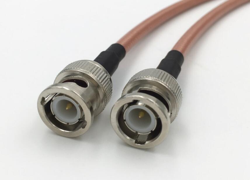 RG142 Cable BNC Male to Male Plug Straight Jack RF