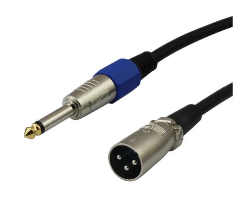 6.35mm male to XLR male audio cable