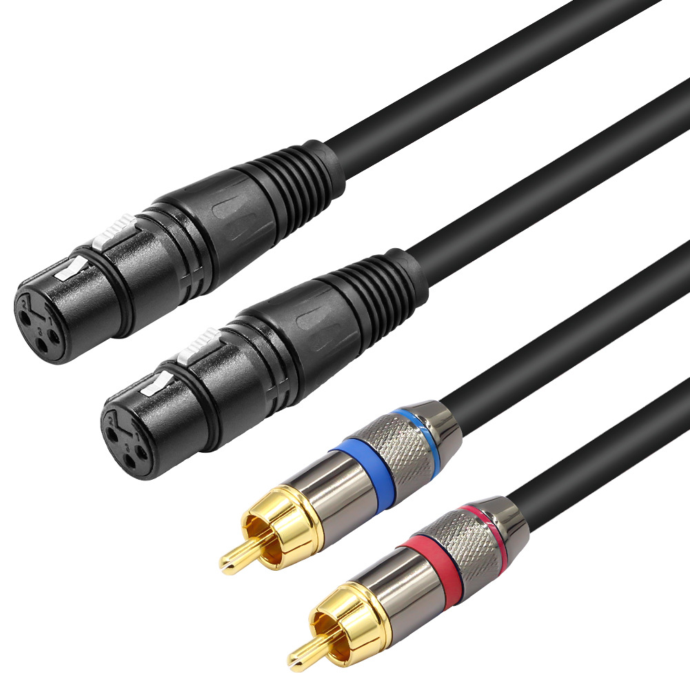 XLR Female to RCA Male audio cable