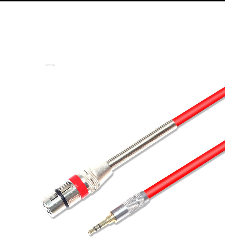 3.5mm male to XLR Female audio cable