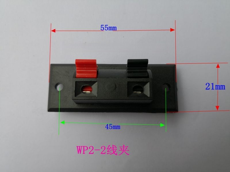 WP2-2 wiring clip speaker wiring clip push type tw