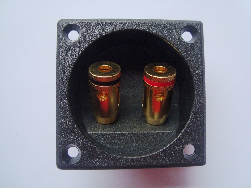 Professional speaker junction box, rear iron back