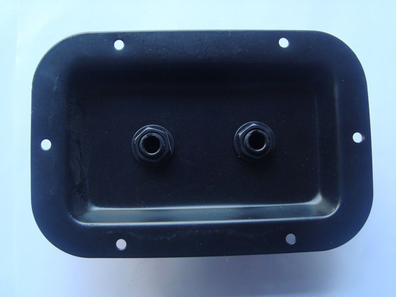 Double hole iron box speaker accessories card box